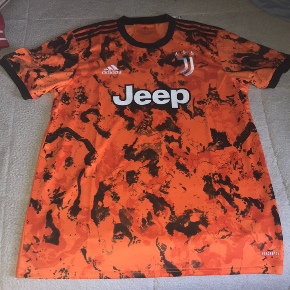 NET orange juventus jersey